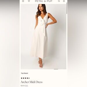 NEW Petal & Pup Archer Midi Dress